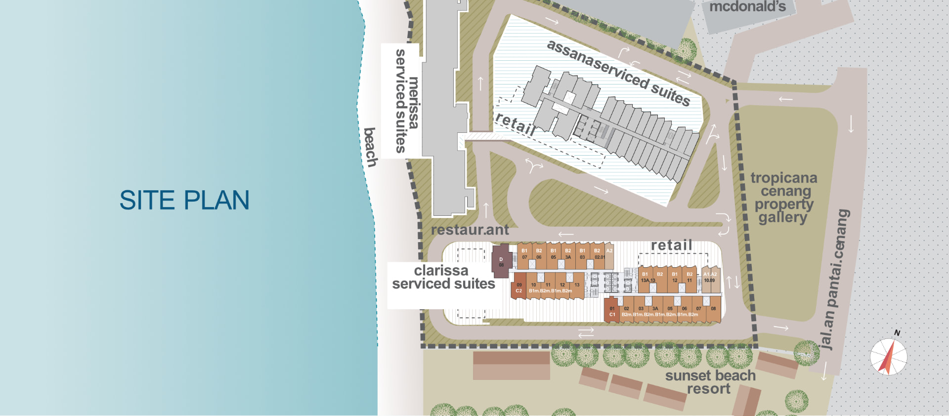 Illustrative residential site presentation